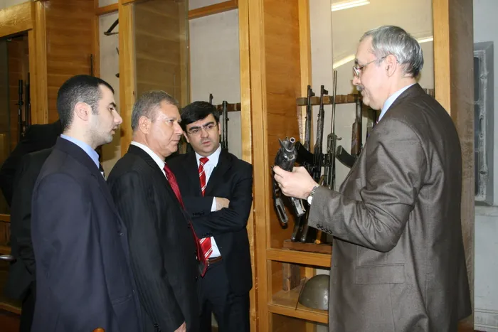 Турецкая делегация в оружейных фондах Артиллерийского музея