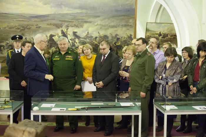 Открытие выставки "Русское именное оружие" в Артиллерийском музее