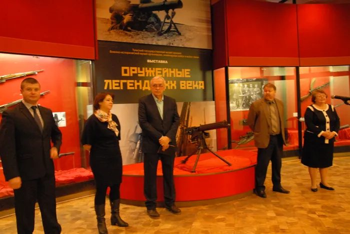 Открытие выставки "Оружейные легенды" в Туле